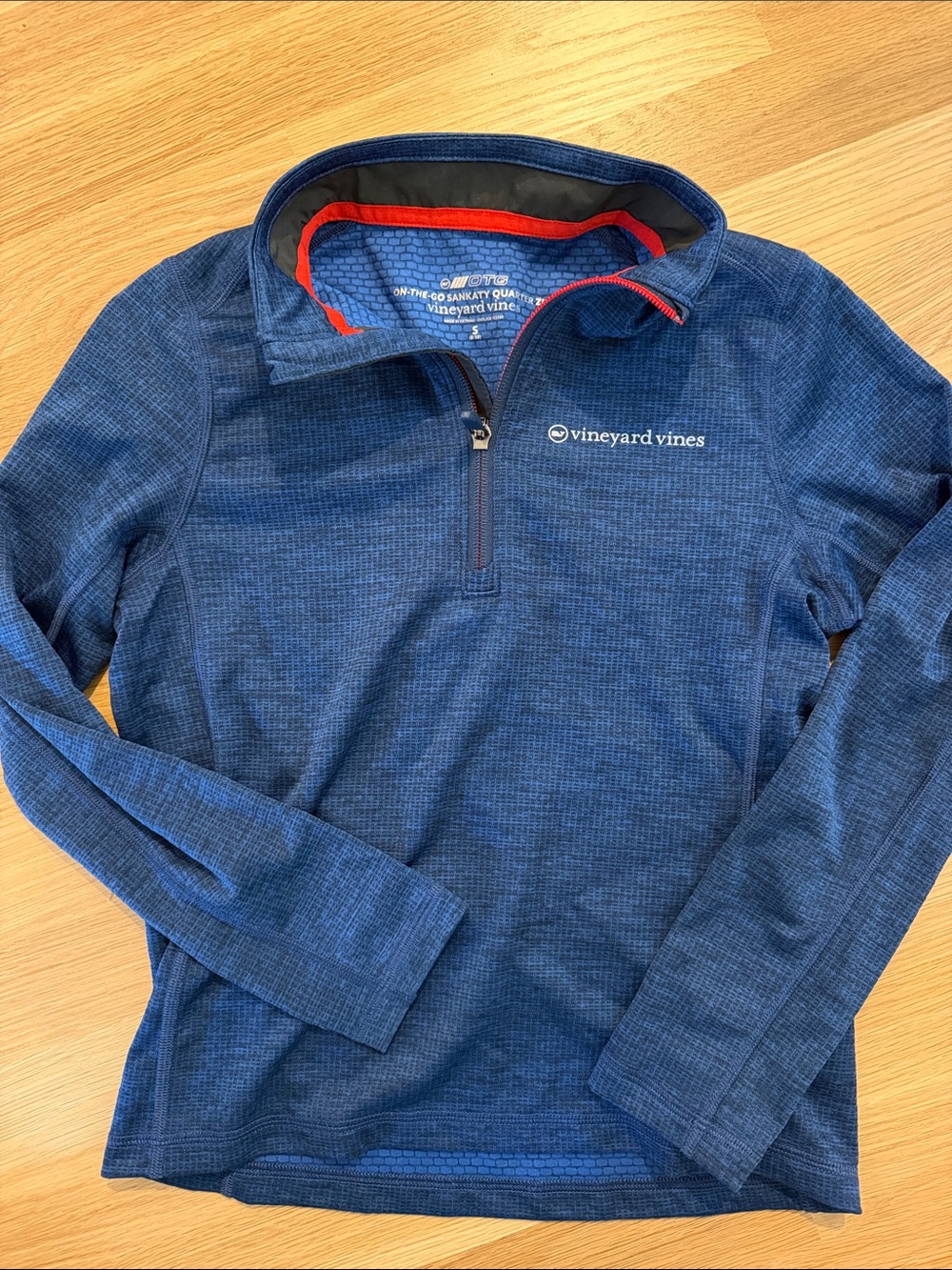 Vineyard Vines Boys On-The-Go Sankaty Quarter Zip
